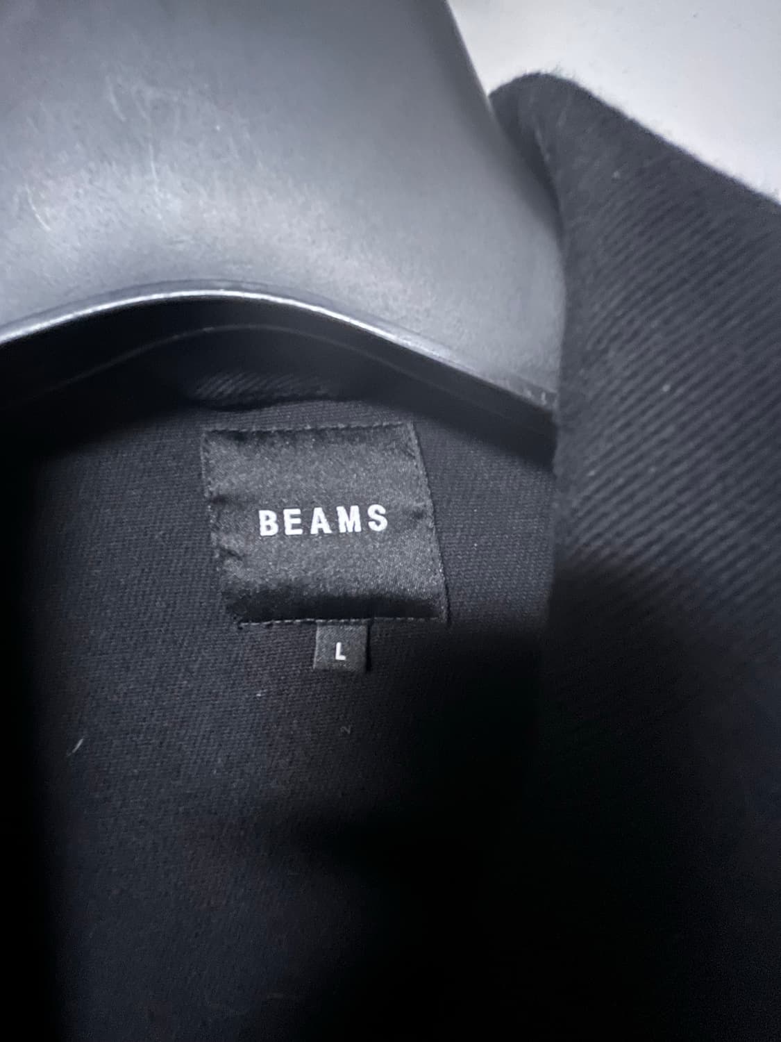 빔즈 코튼 더블 라이더 자켓 블랙 L 상품이미지3