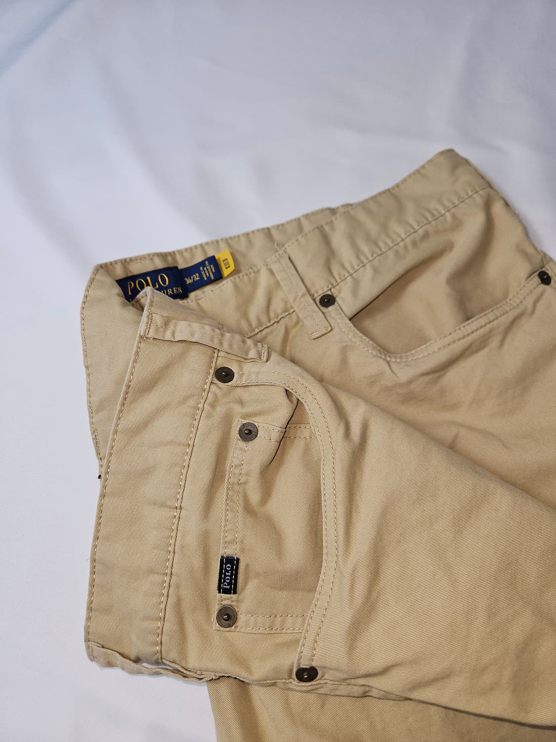 폴로 랄프로렌 신형 치노팬츠 슬랙스 패치 QR코드 정품 36 상품이미지3