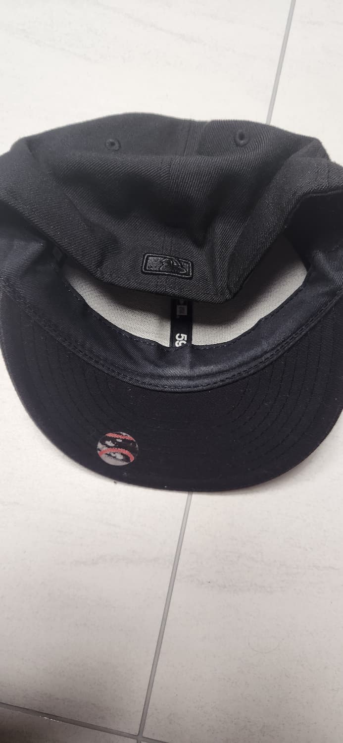 7½ 뉴에라 LA다져스 올 블랙 스냅백 상품이미지5