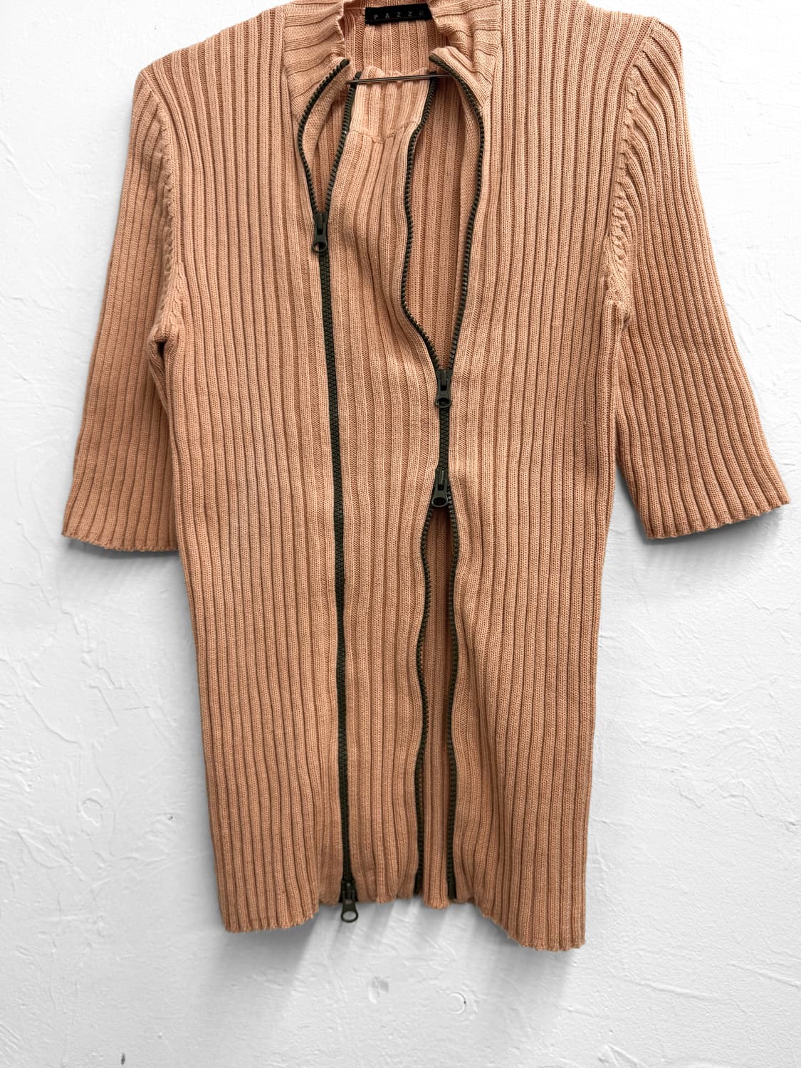 pazzo 더블 니트 집업 상품이미지3