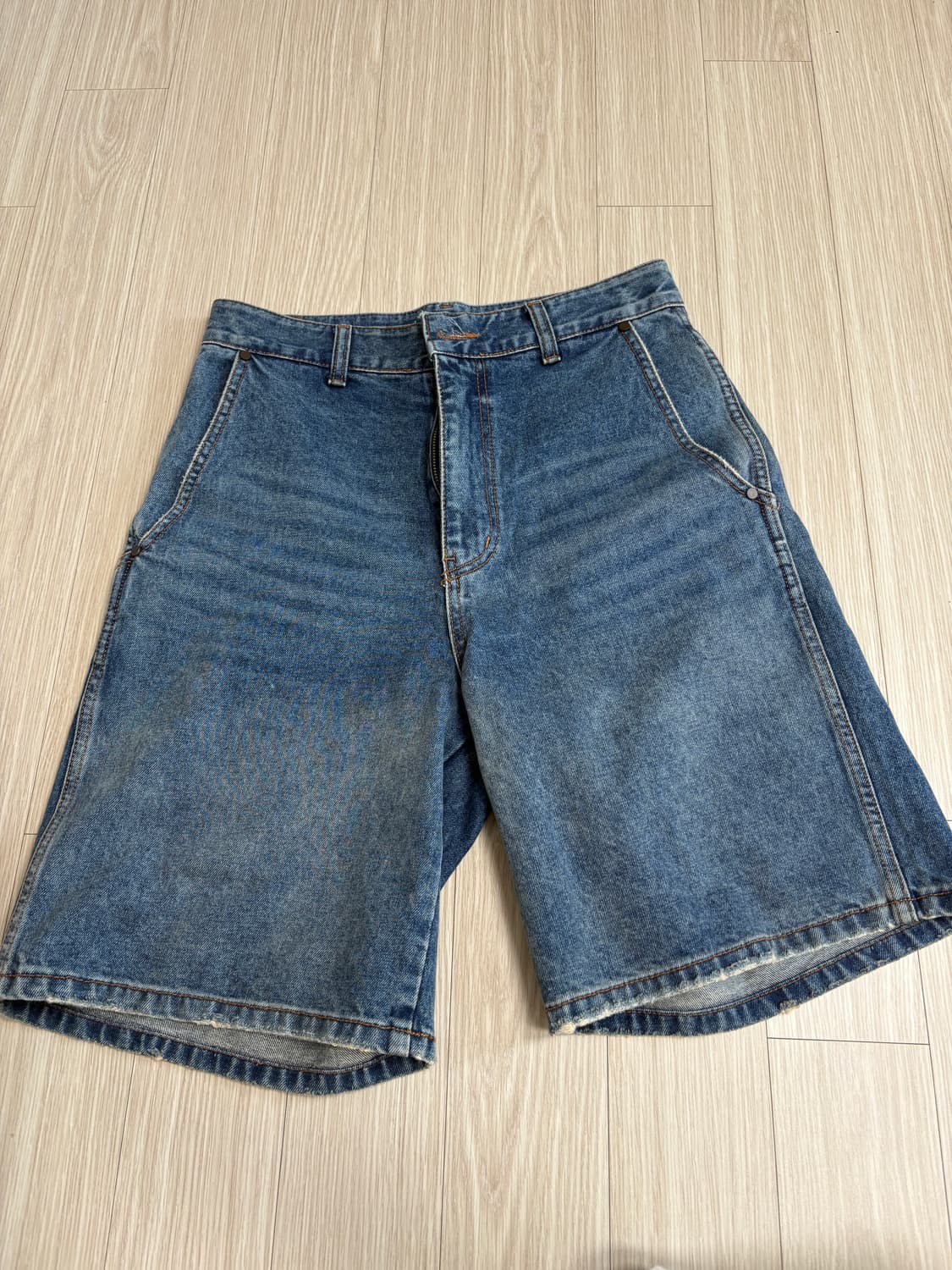 낫띵리튼 데님쇼츠 상품이미지1