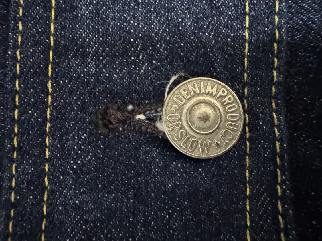 오어슬로우 데님자켓 2세대 4사이즈 원워시제품 상품이미지5