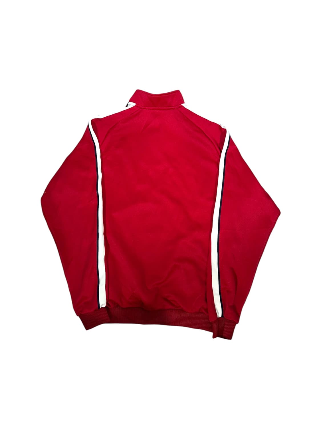 미즈노 레드 화이트 사이드 라인 오버핏 트랙탑 져지 L 상품이미지6