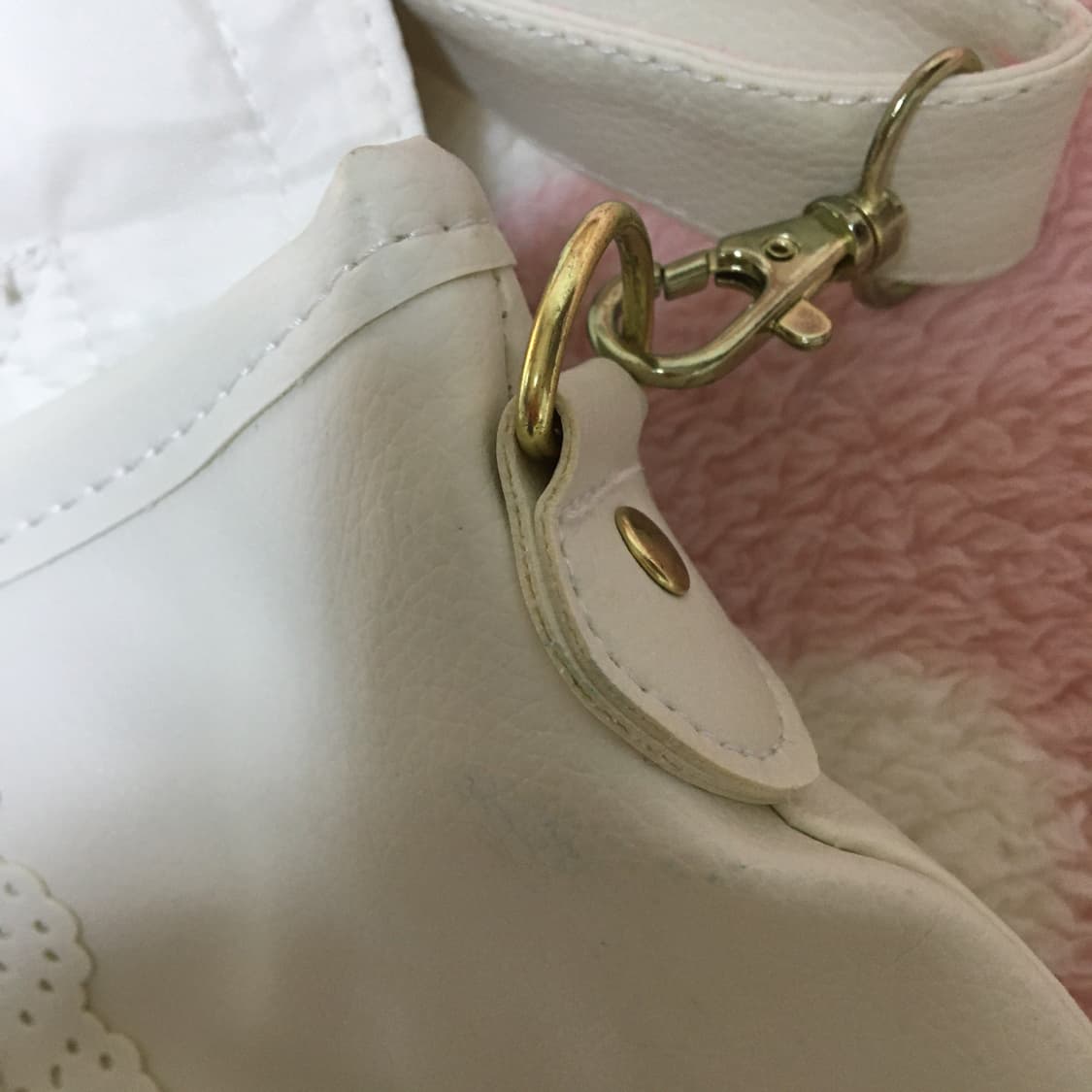 리즈리사 리본 레이스 화이트 숄더백 히메갸루 라떼갸루 히메카지 상품이미지6