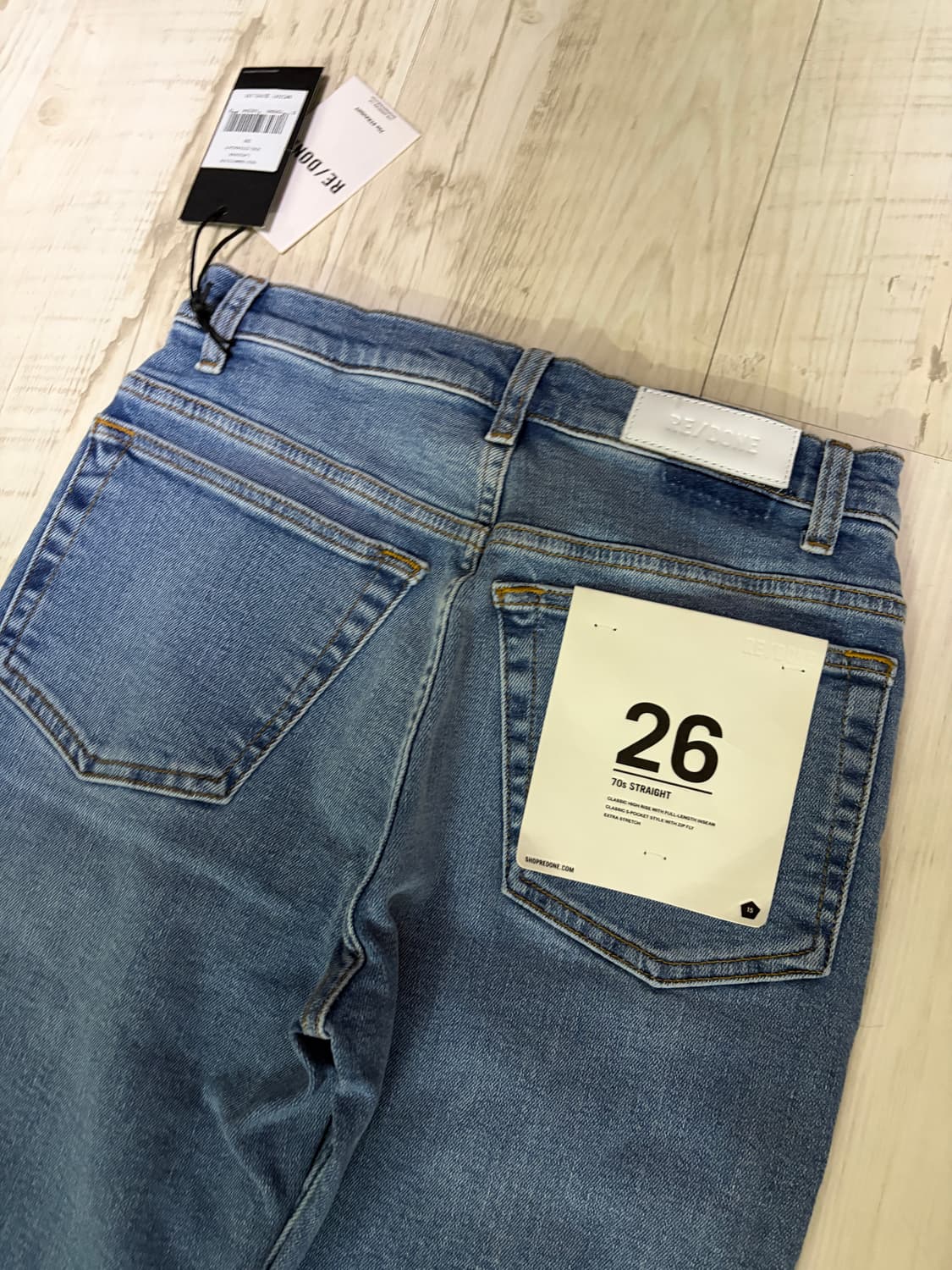 [26] 리던 RE/DONE 70s 스트레이트 데님 새상품 상품이미지4