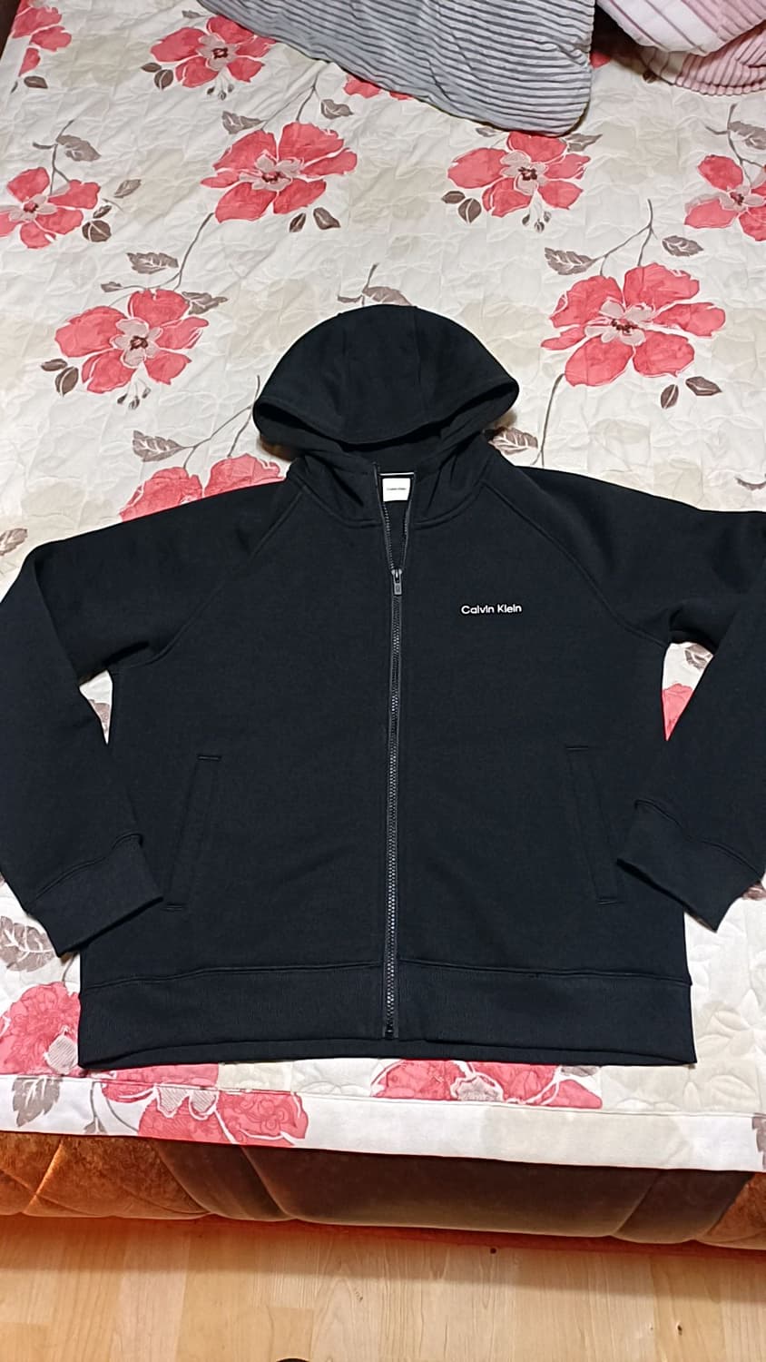 캘빈클라인 기모후드집업 105 여성99 가슴57 기장66 상품이미지1