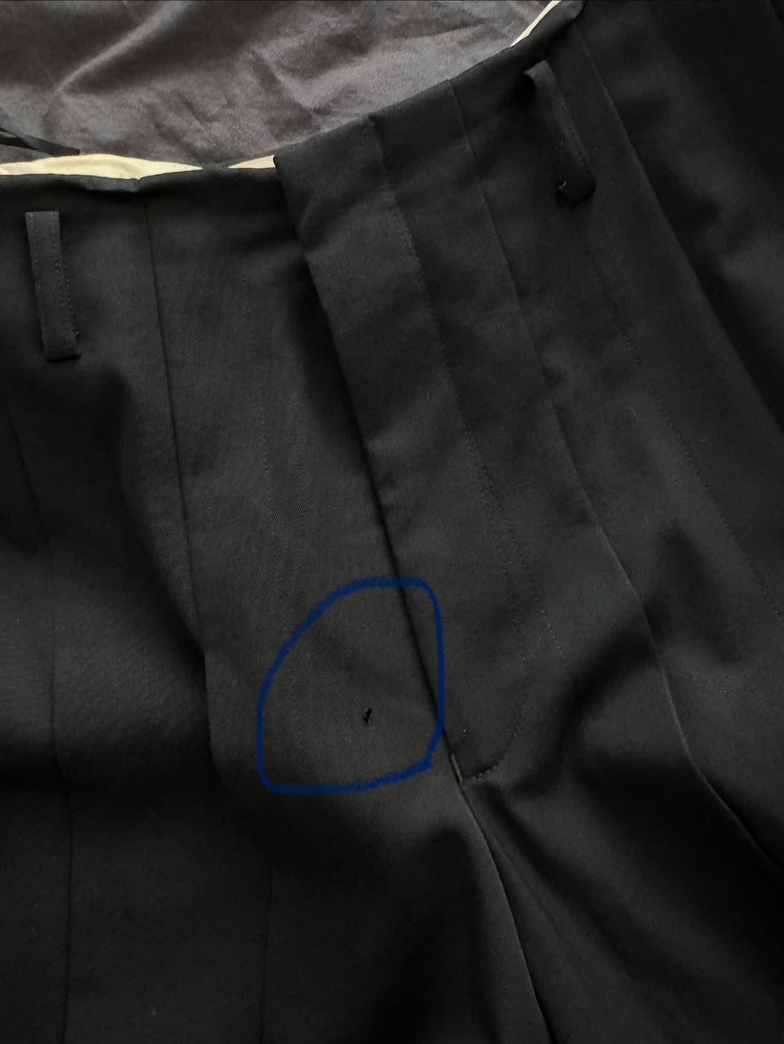 꼼데가르송 꼼데가르송 아코디언 울 팬츠 (블랙, s) 상품이미지3