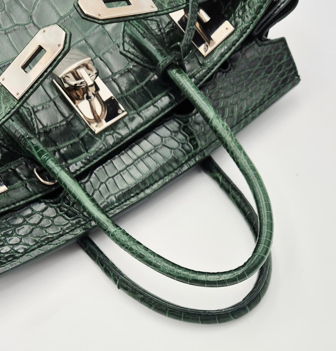 콜롬보 40 크로커 토트백 그린 점보 상품이미지6