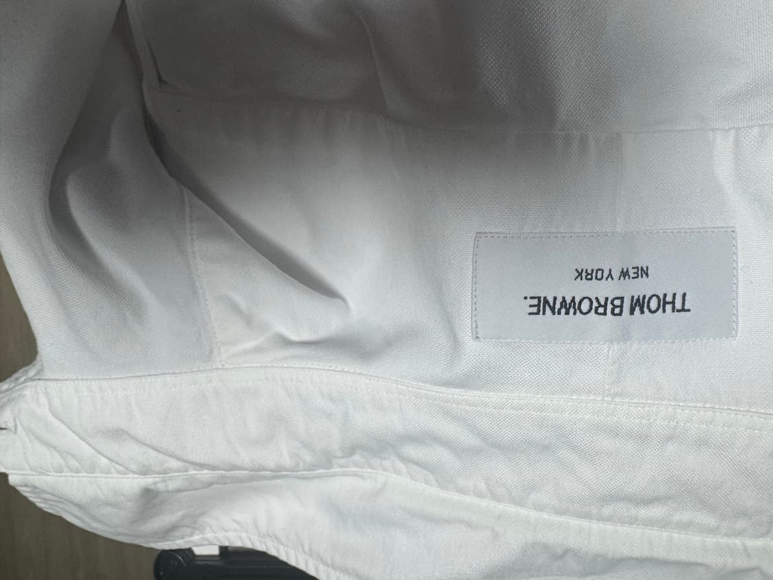 [5사이즈] 톰브라운 암밴드 셔츠 화이트 상품이미지6