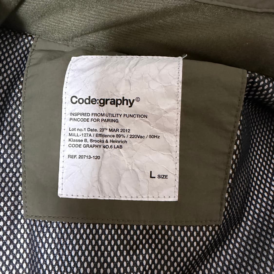 코드그라피 US-ARMY 밀리터리 카키 패딩 상품이미지5