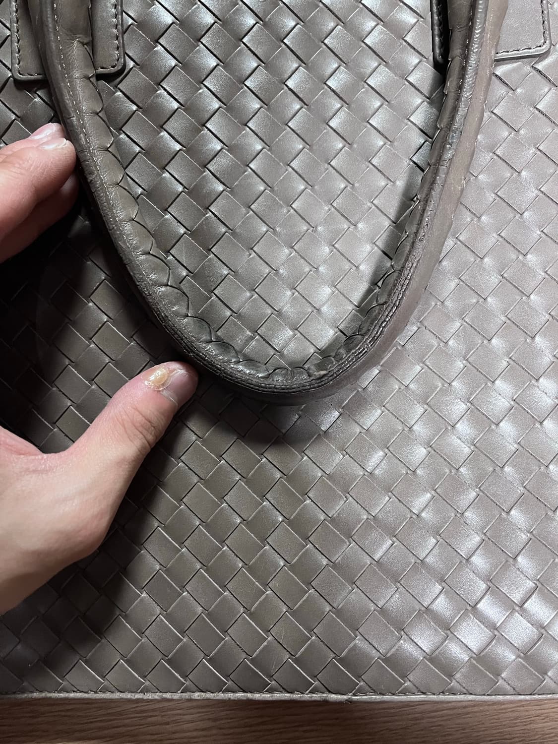 보테가베네타 인트레치아토 토트백 서류가방 토프 그레이 상품이미지4