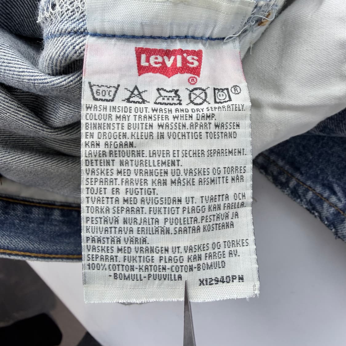 90s 리바이스 501 UK 데님팬츠 상품이미지6