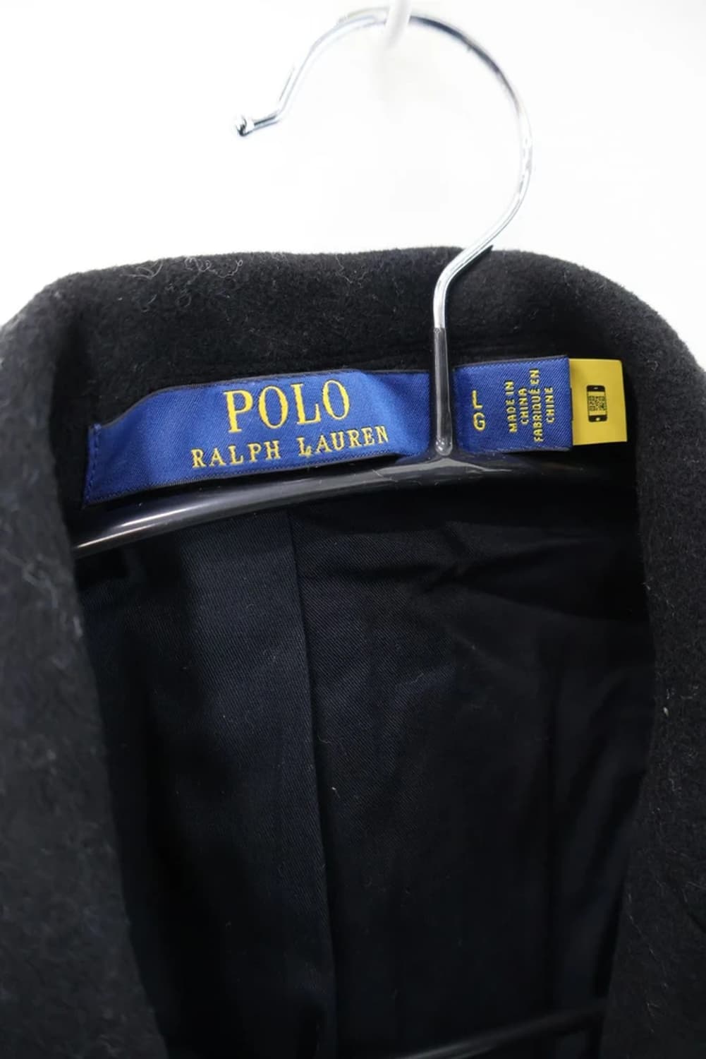 Polo Ralph Lauren Black Wool Coat 상품이미지5