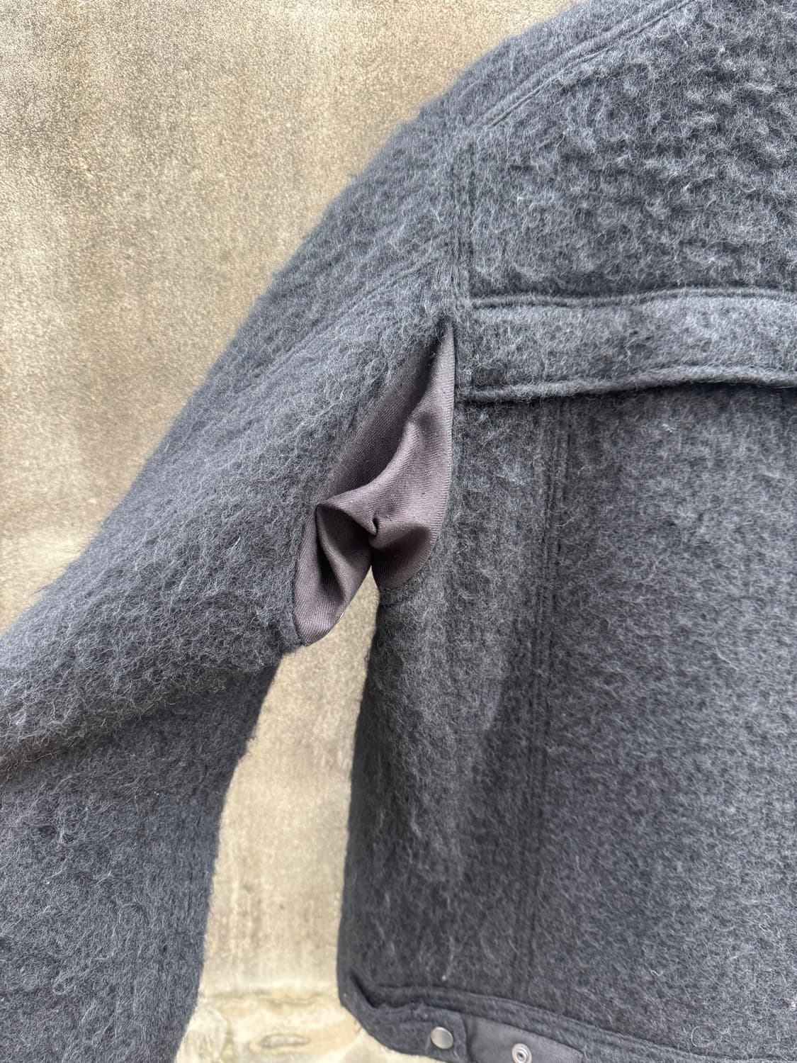 Blackmerle mohair jacket (black/size S) 상품이미지7