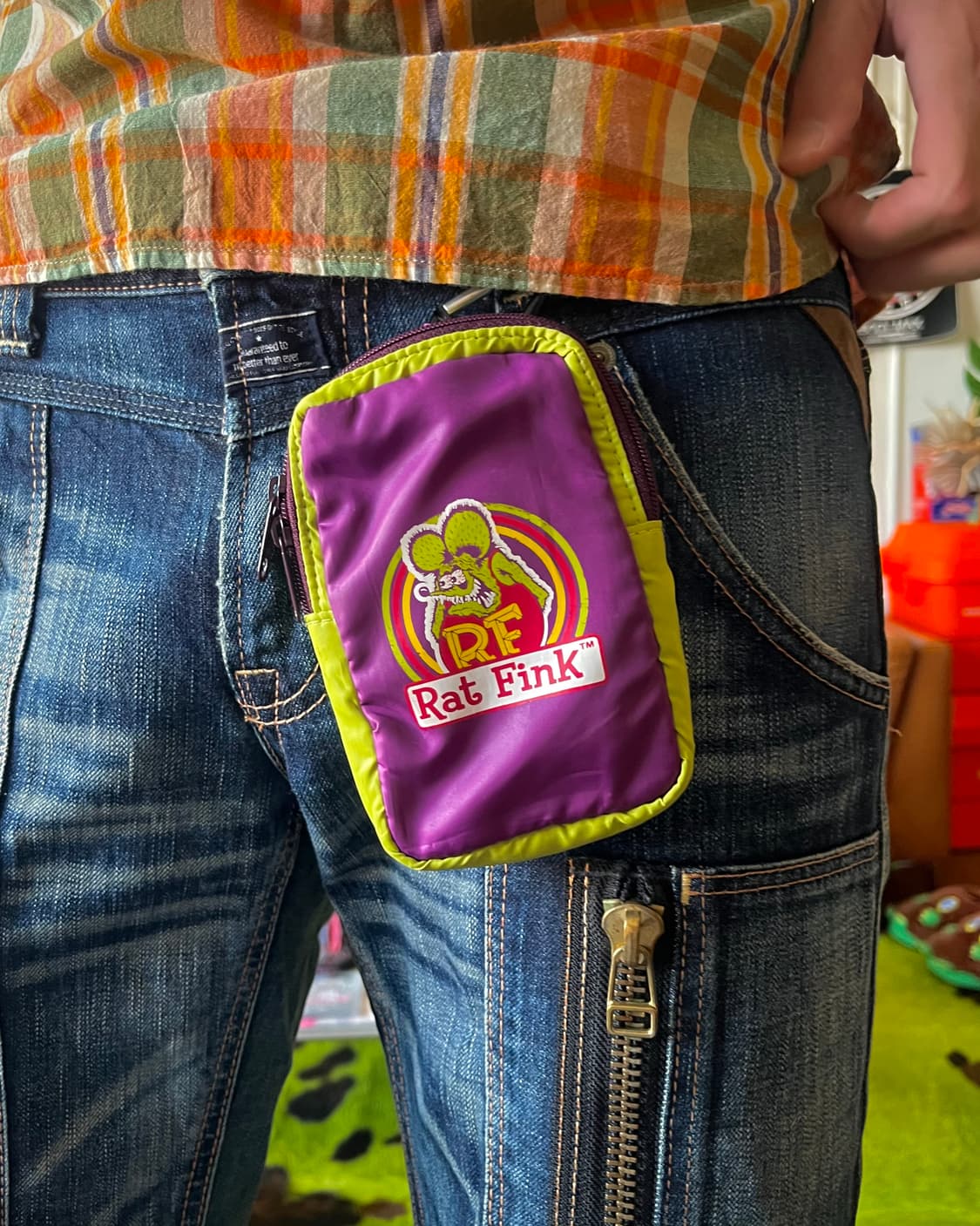 2010年 Rat Fink Official Pouch Keyring 상품이미지2
