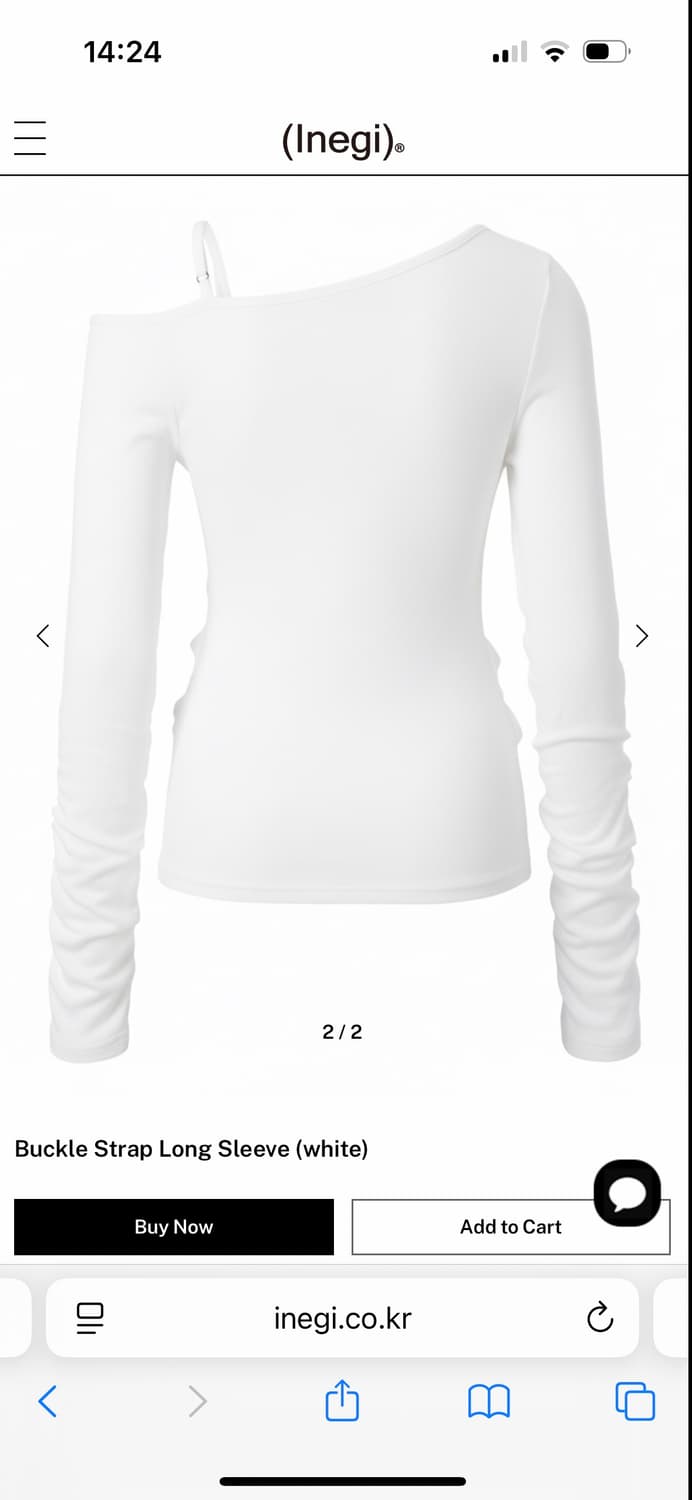 이네기 버클 스트랩 롱슬리브 상품이미지2