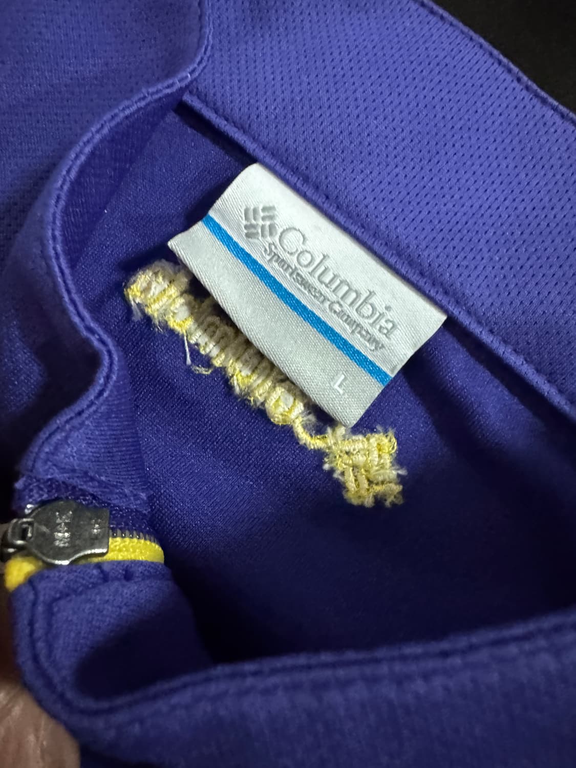 컬럼비아 등산 기능성 반집업 긴팔 티셔츠 L 상품이미지3