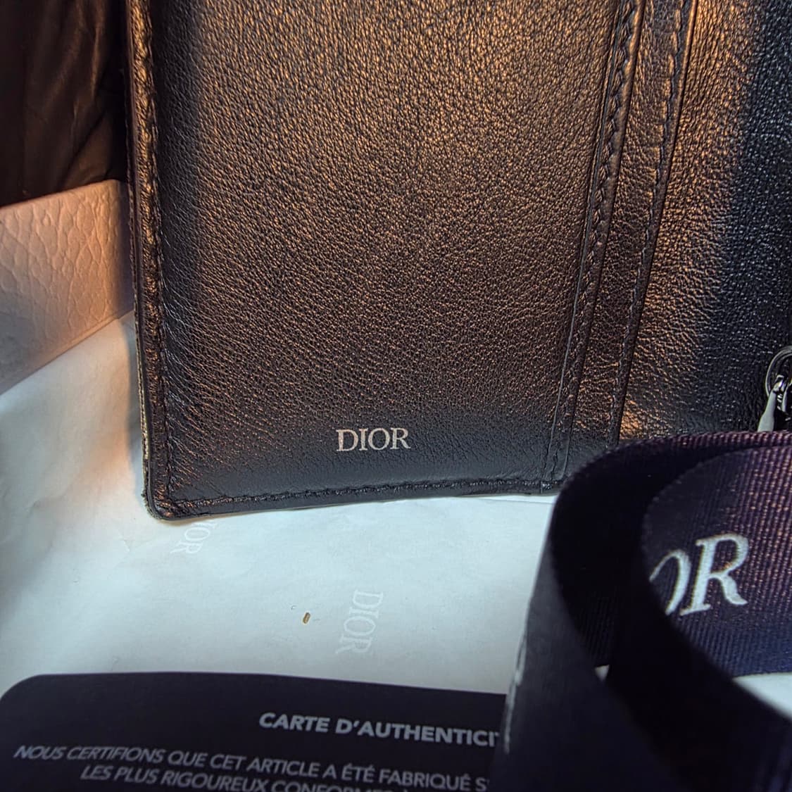 {클로젯}[Os]디올 오블리크 버티컬 장지갑 상품이미지5