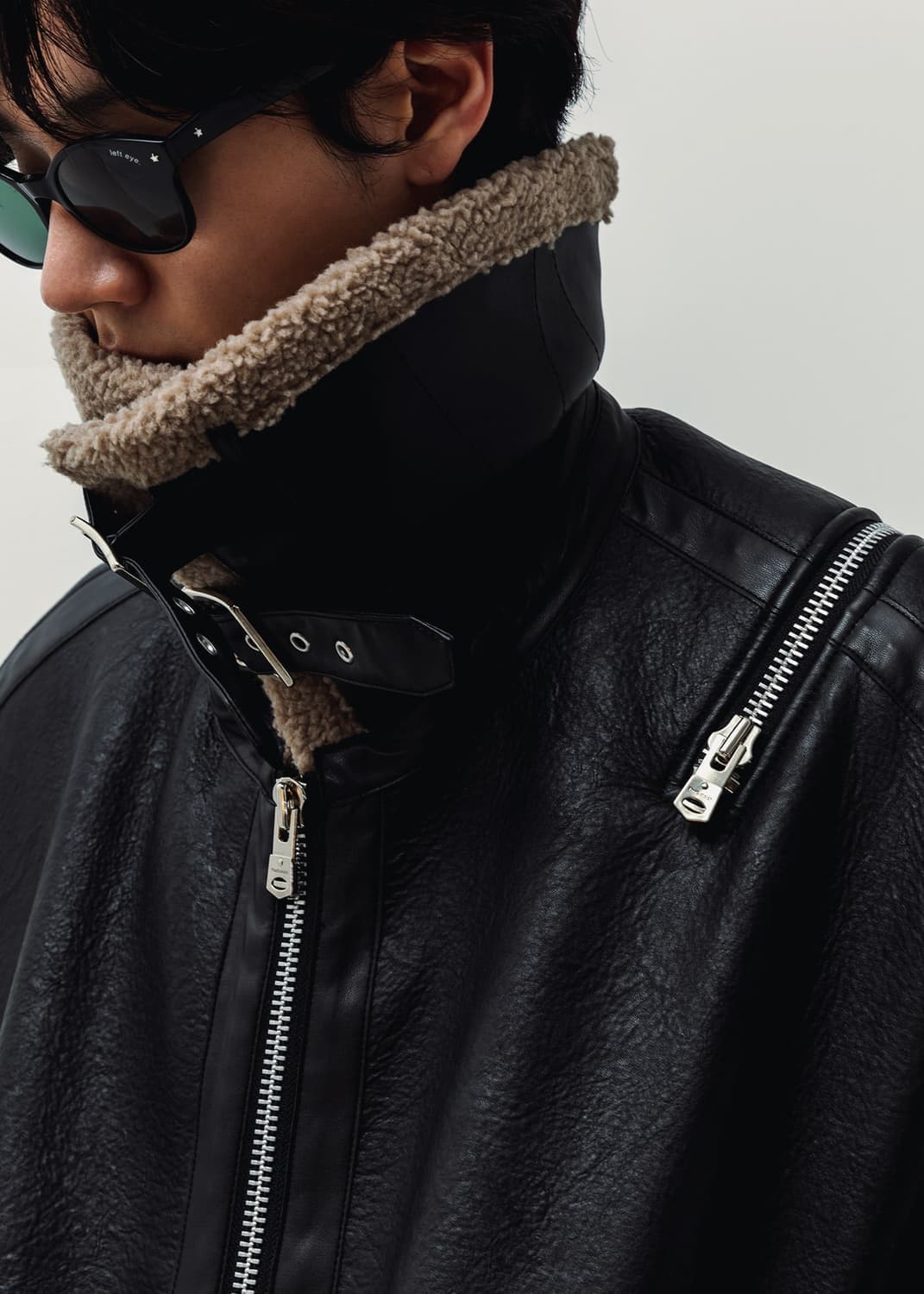 더 솔로이스트 22aw 무스탕 자켓 상품이미지4