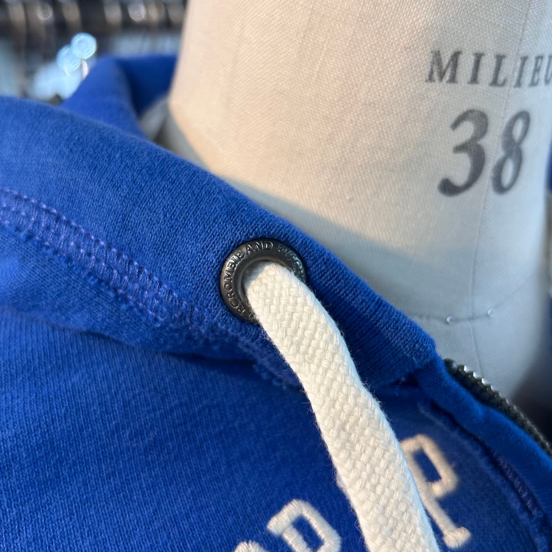 Abecrombie Blue Zip-Up Hoodie 상품이미지5