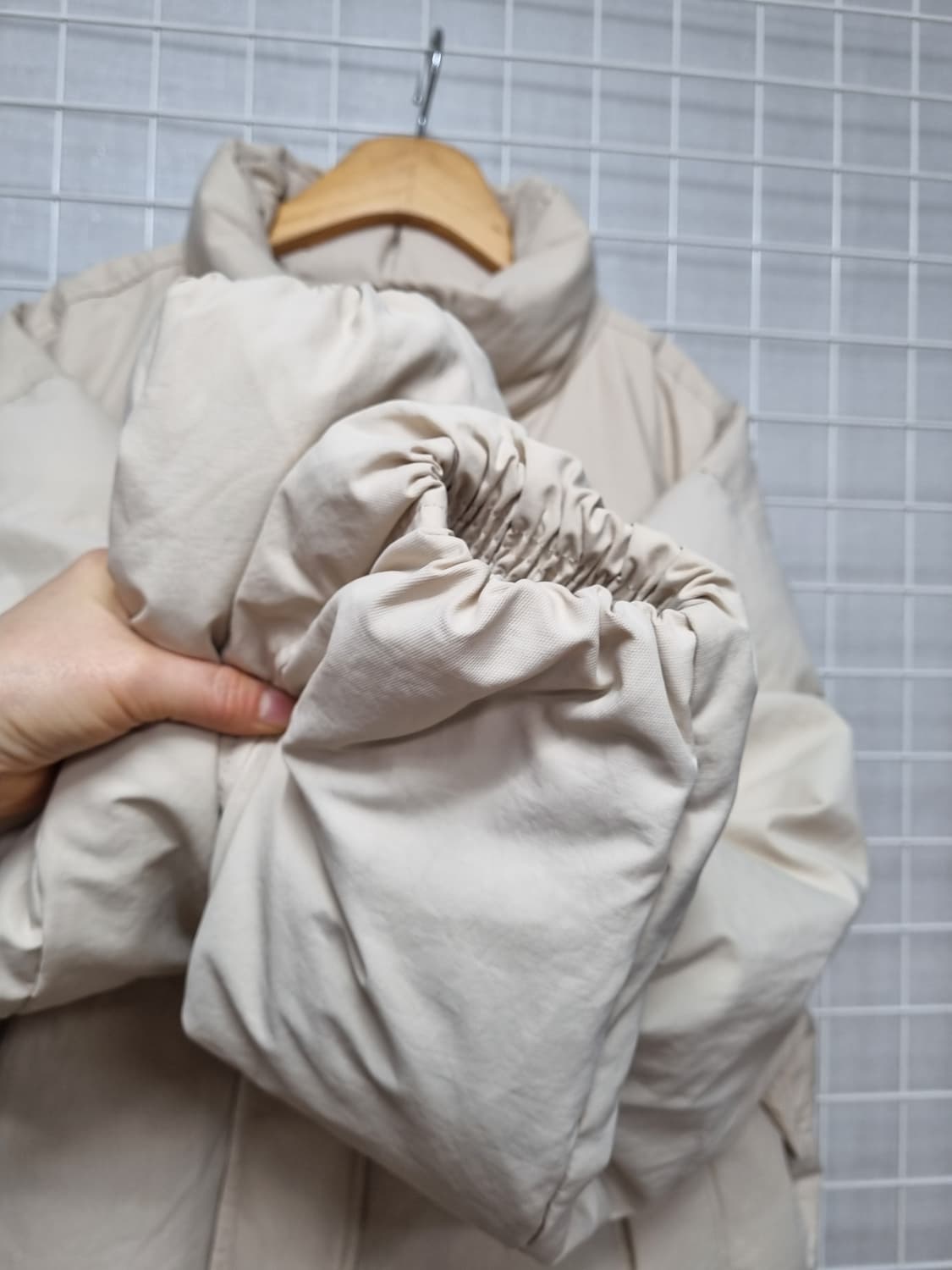 (택포) 컴젠 comgen 덕다운 패딩 (베이지) 상품이미지5