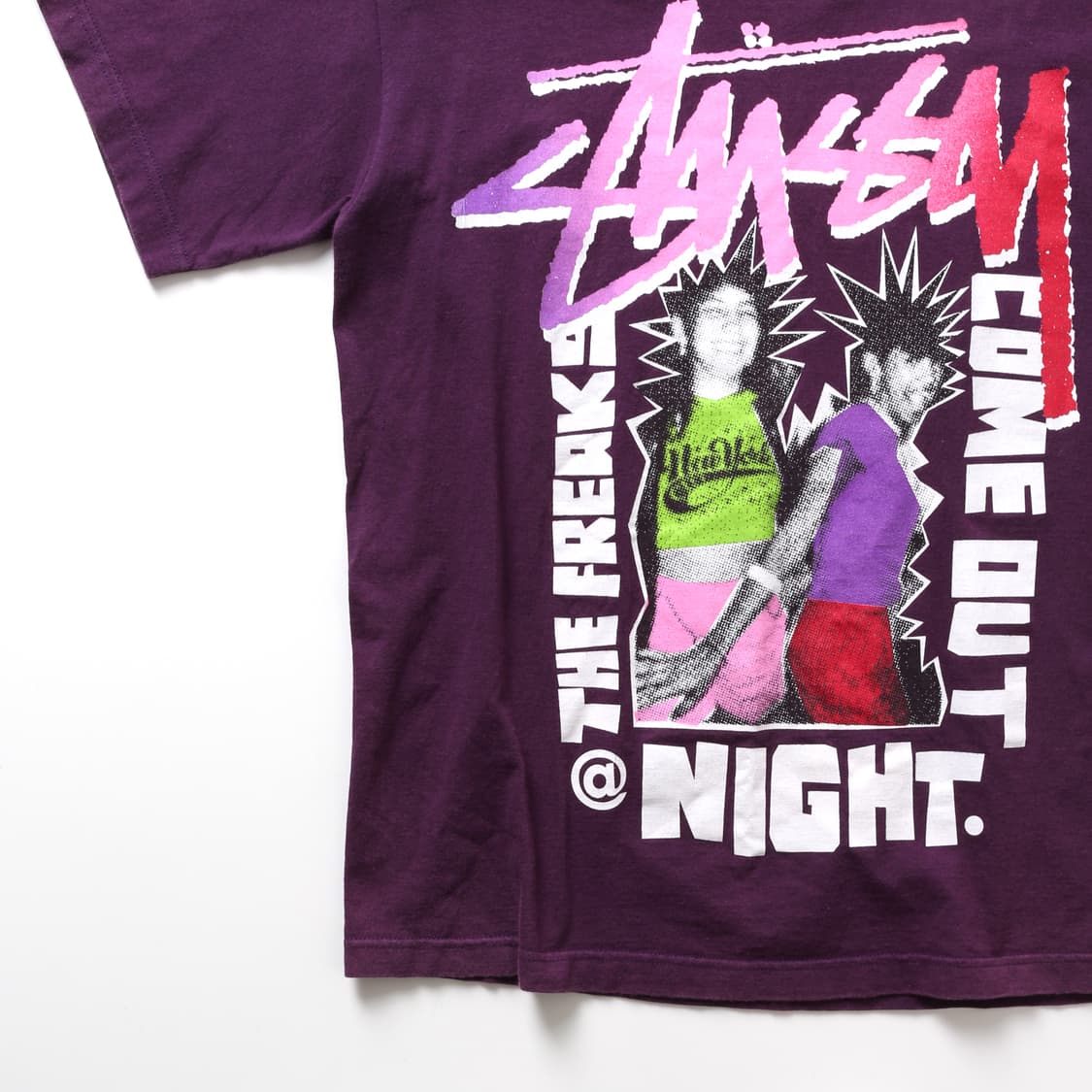 스투시 90s THE FREAKS 하프티셔츠  상품이미지3