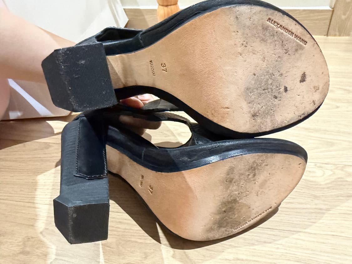 알렉산더왕 가죽 x스트랩 샌들 상품이미지7