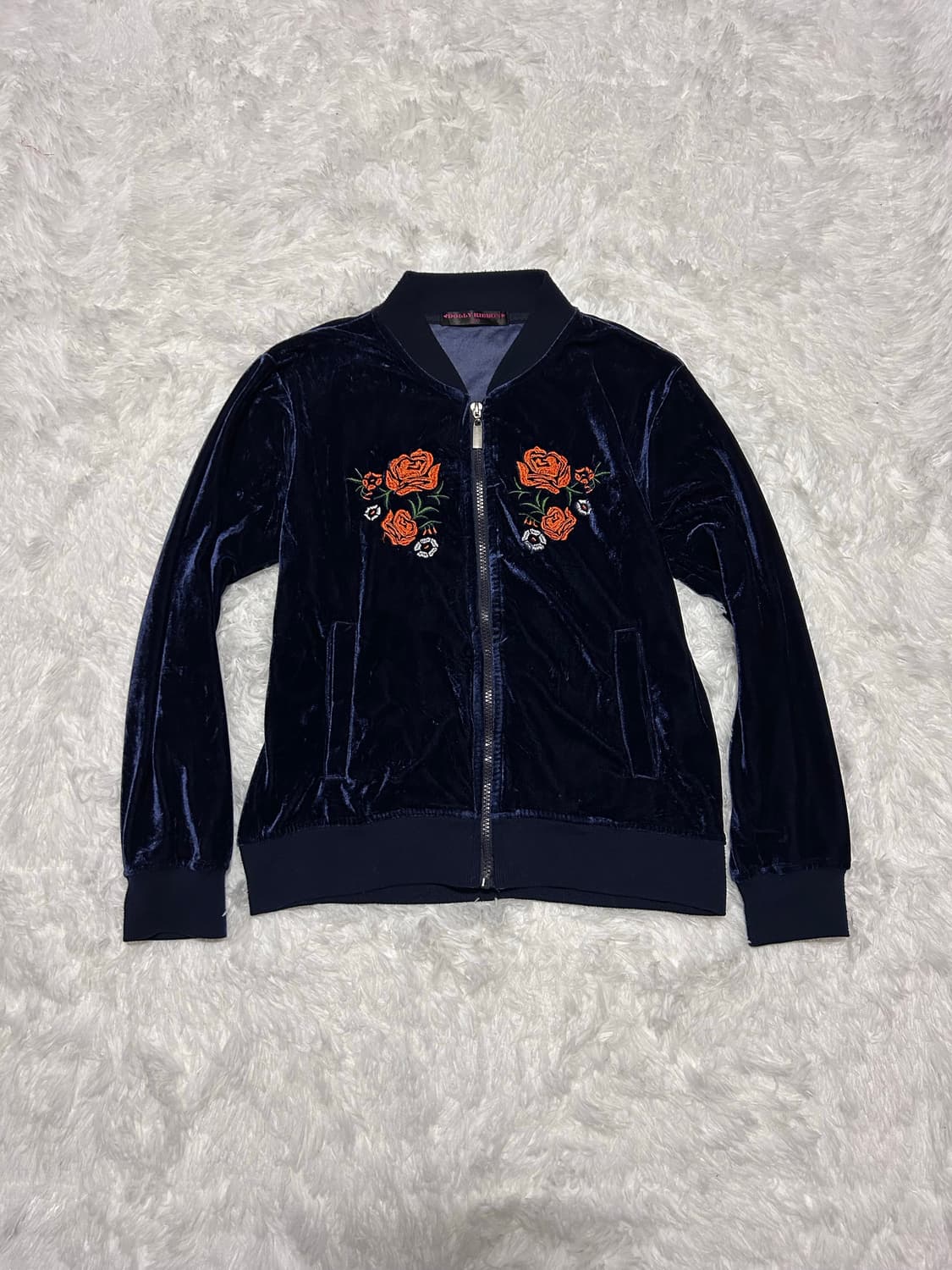 velvet y2k navy sucajan 상품이미지2
