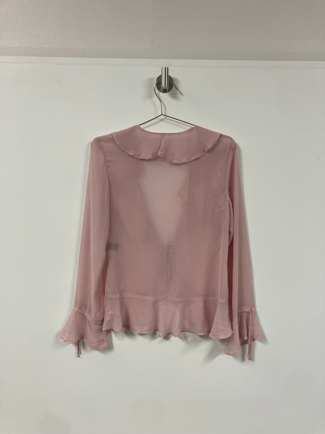 프릴 리본 블라우스 가디건 상품이미지6