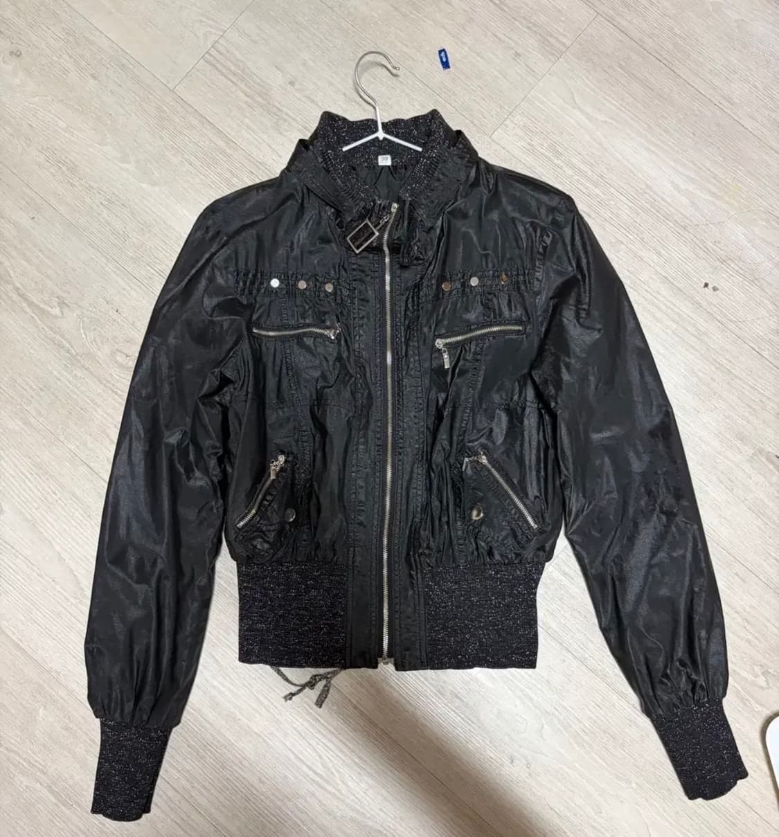 갸루 펑크 자켓 아일렛 디테일 스팽글 아케호무 큐빈티지 파우닝 상품이미지1