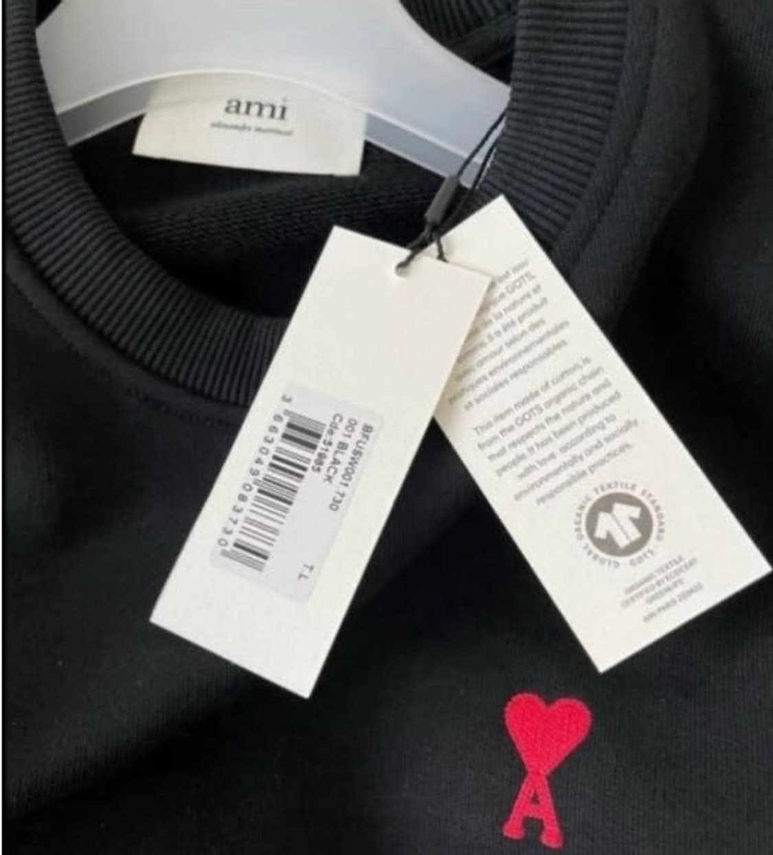 아미 맨투맨 (( 새상품 )) 큐알인증 상품이미지4