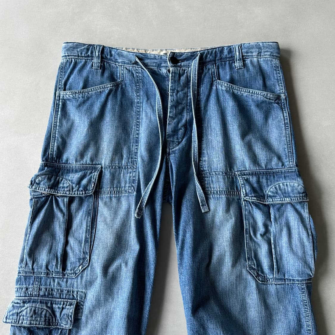 [L]갭 GAP 버뮤다 카고 데님 팬츠 상품이미지2