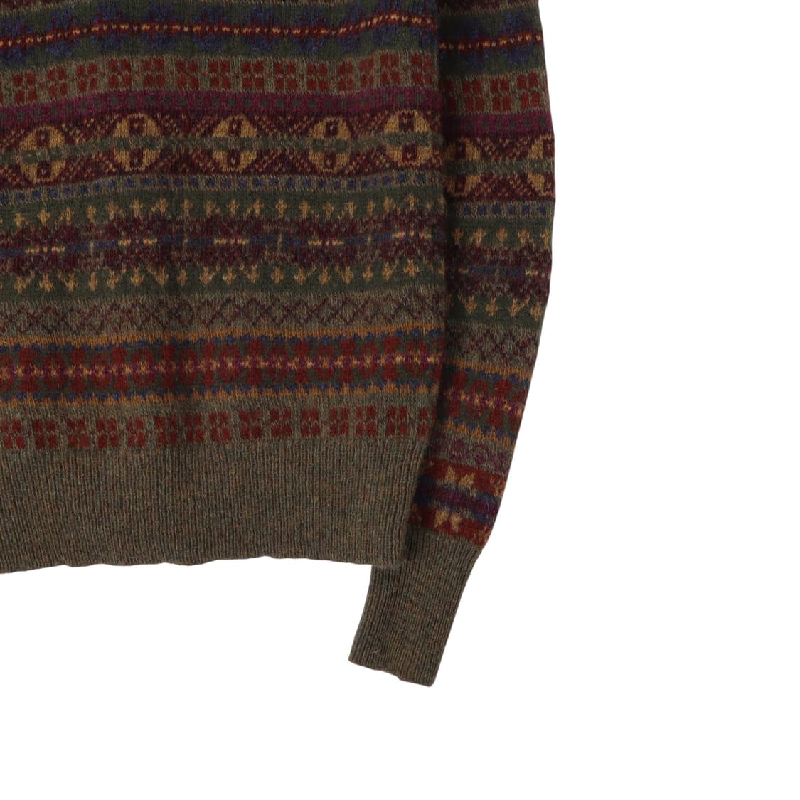 폴로 랄프로렌 카키 페어아일 울 가디건 상품이미지7