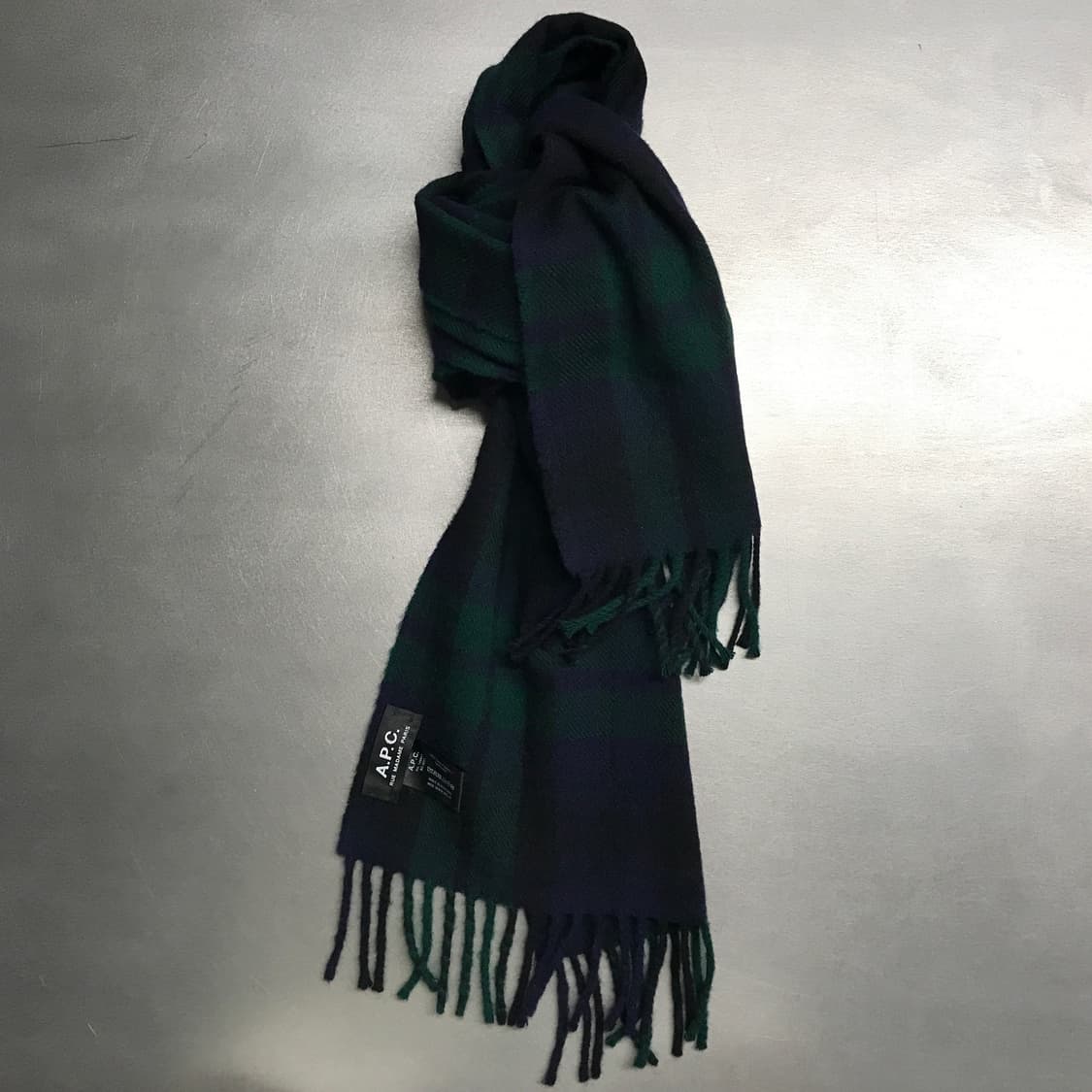 APC 아페쎄 체크 머플러 상품이미지1