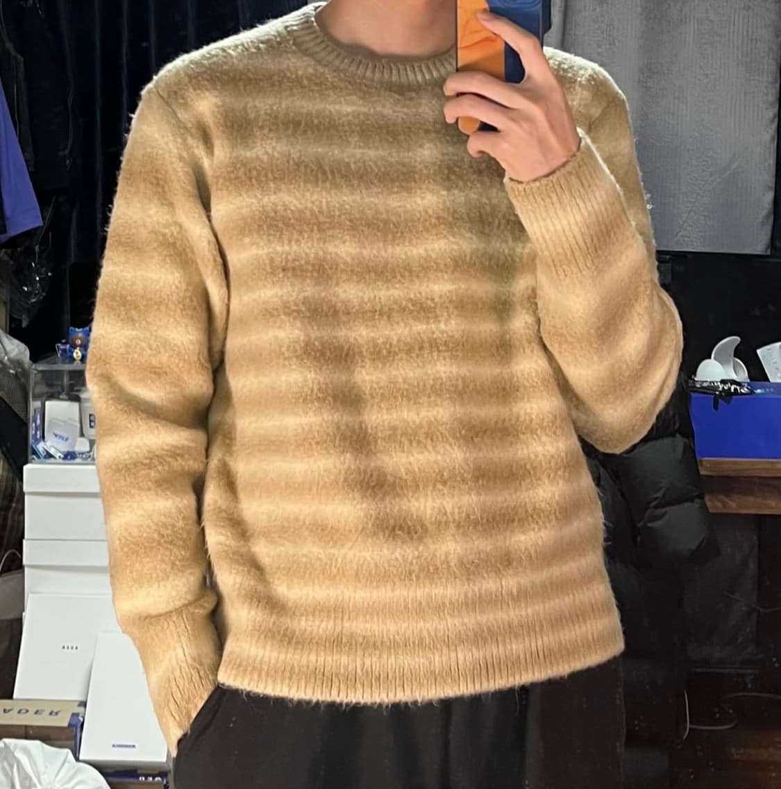 앤더슨벨 알파카 니트 스웨터 L 상품이미지6