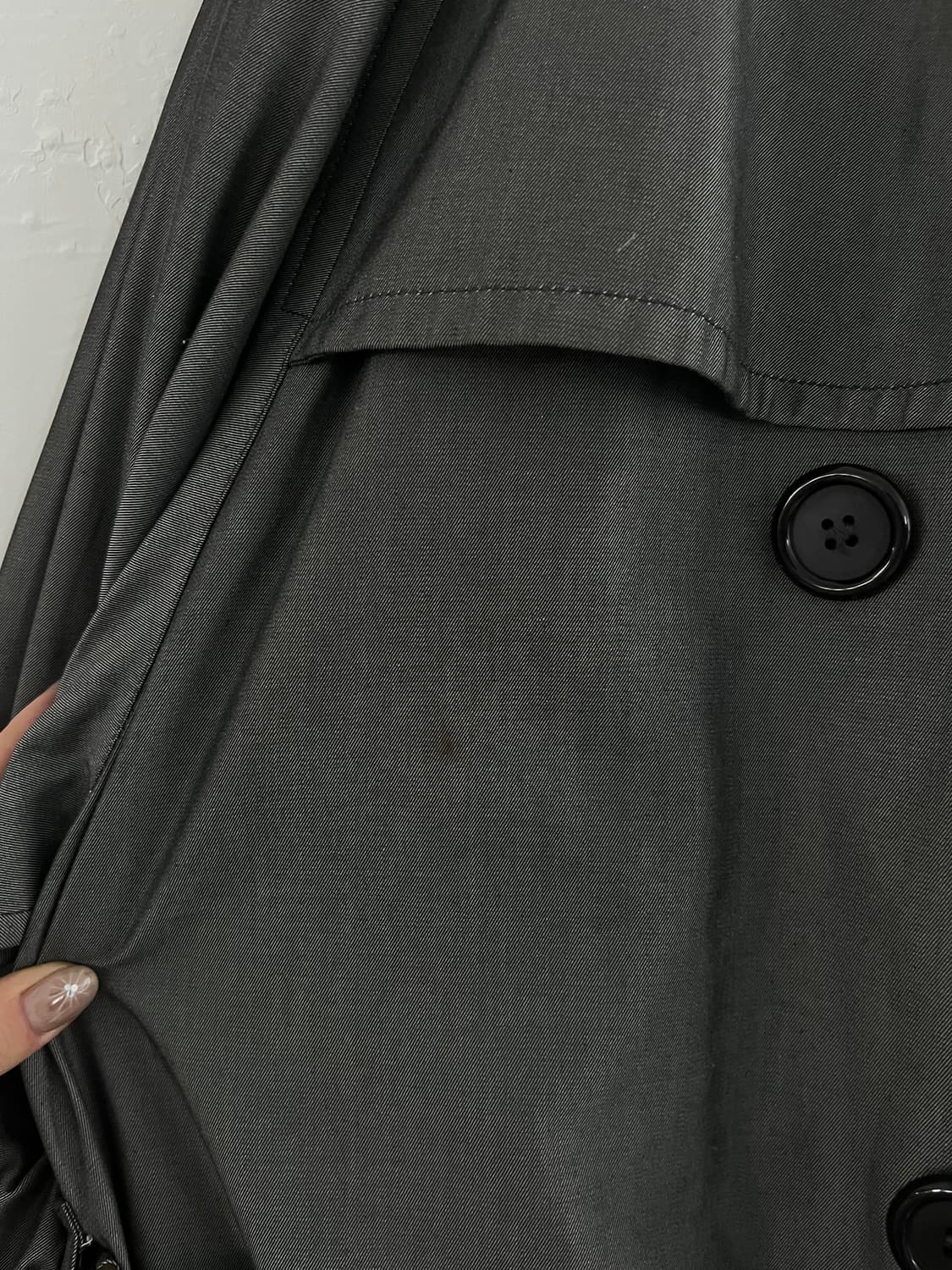 Burberry 버버리 카라 커버 딥 그레이 트렌치코트 상품이미지8