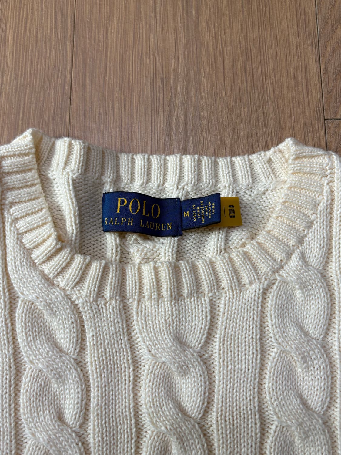 폴로 랄프로렌 polo 니트 스웨터 크림 컬러 새상품 상품이미지2
