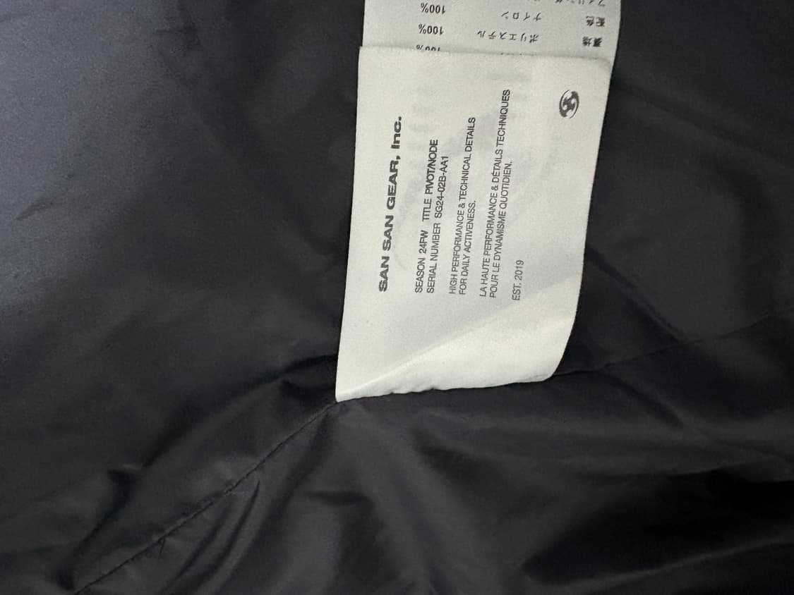 24fw 산산기어 서픽스 경량패딩 상품이미지2