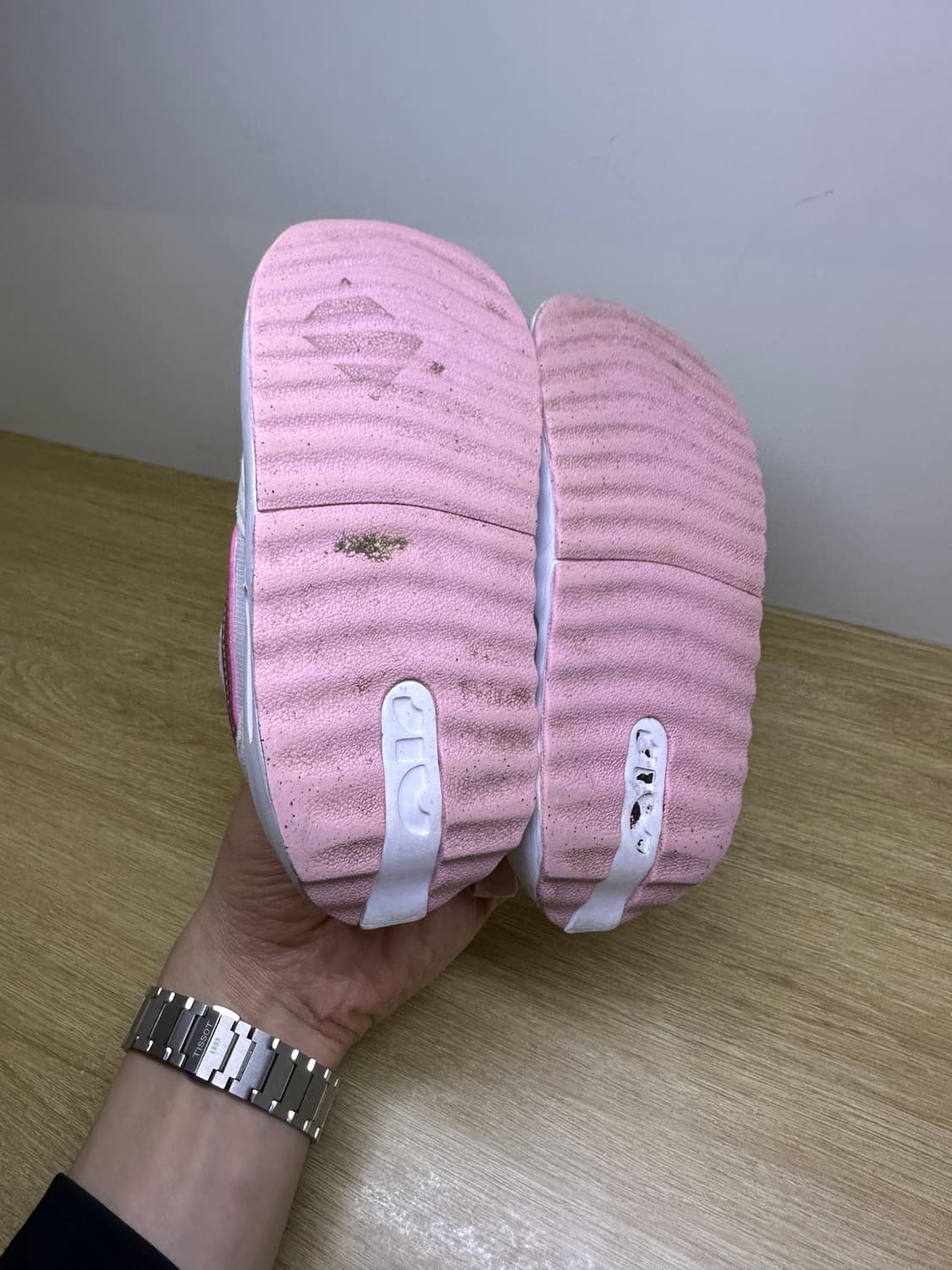 나이키키즈 에어맥스 던 화이트 핑크 글레이즈 140 상품이미지6