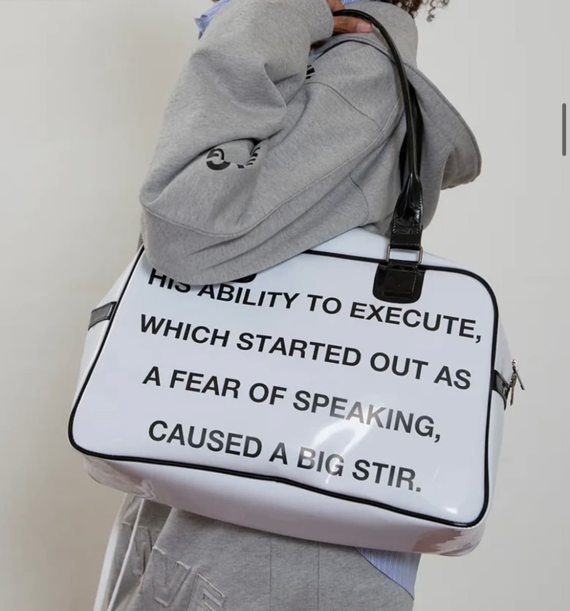 esc스튜디오 lettering bowling bag 상품이미지3