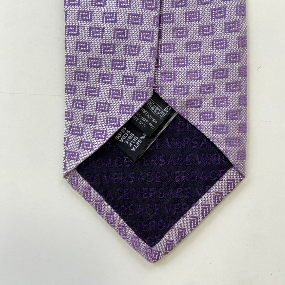 Versace 베르사체 정품 명품 모노그램 넥타이 8.4cm 상품이미지7