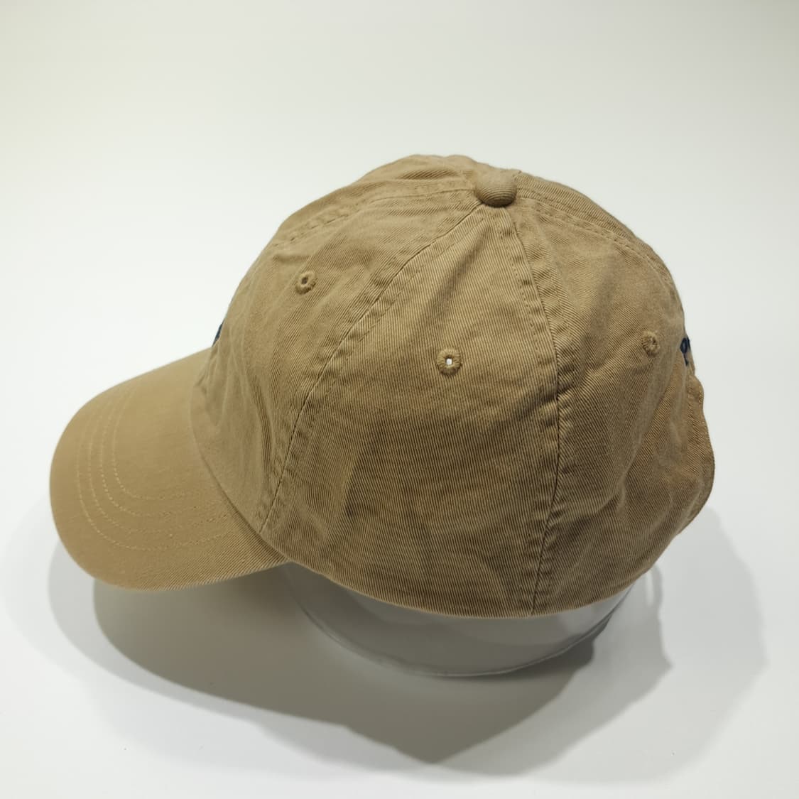 CL524 폴로 다크네이비 포니자수 베이지 볼캡 모자 상품이미지4