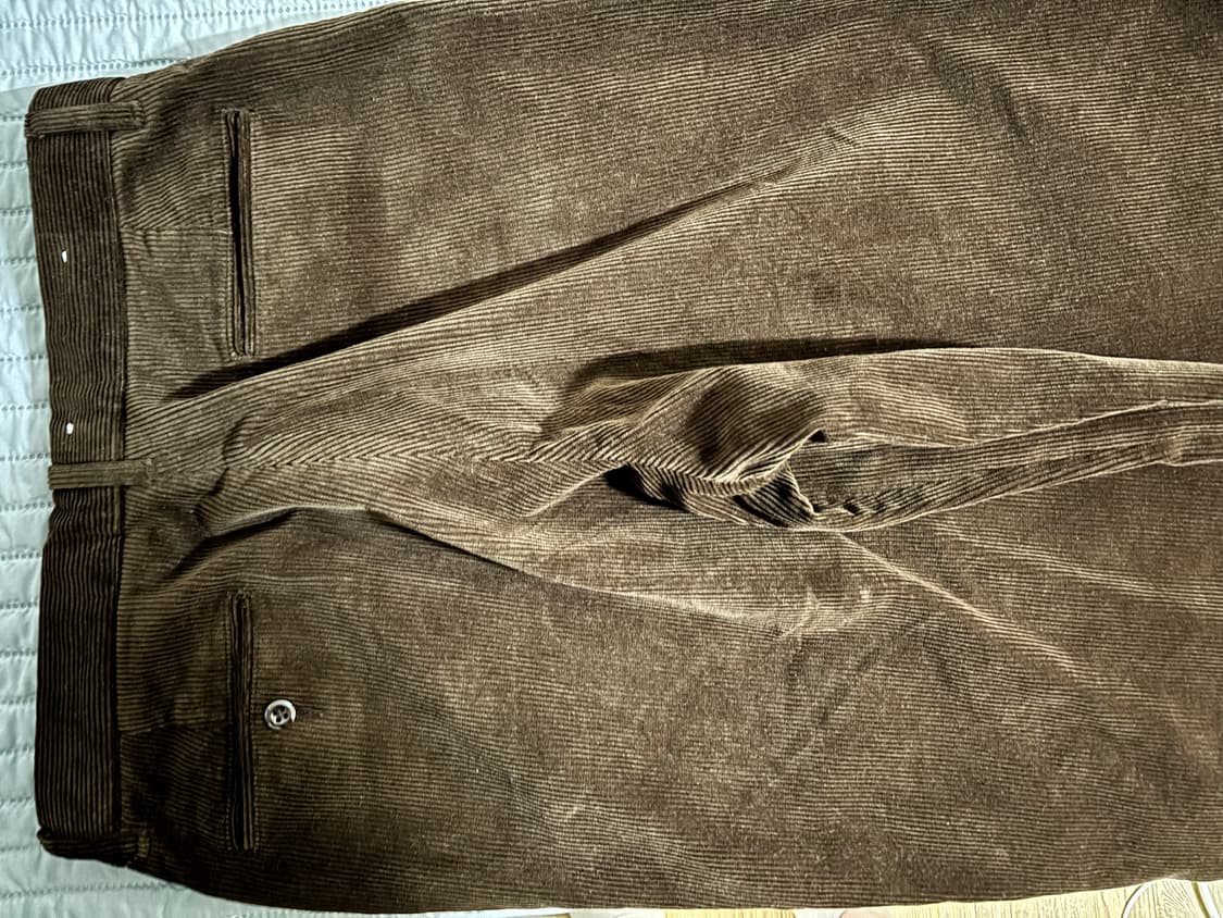 토마스모어 코듀로이 팬츠 브라운 SW사이즈 상품이미지6