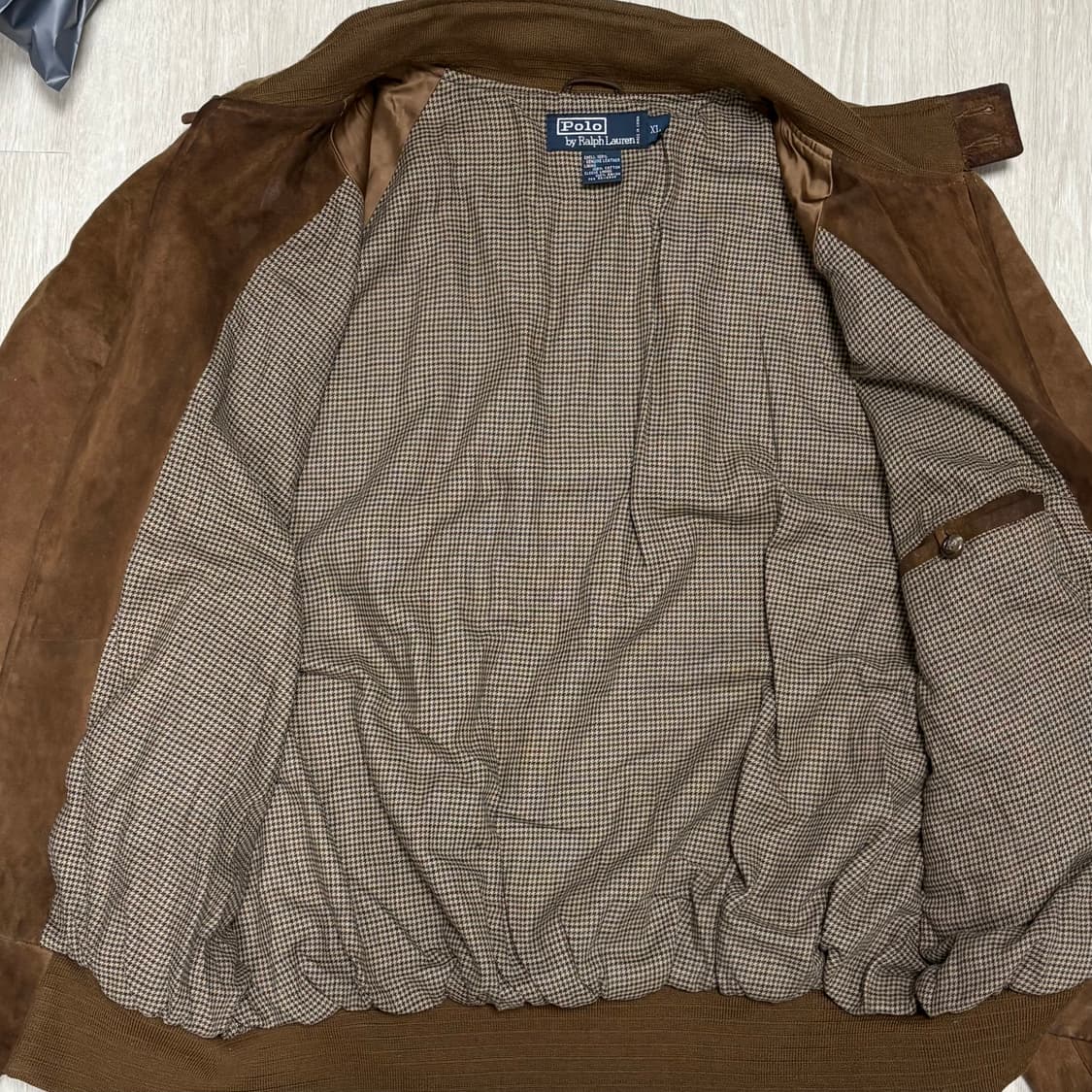 90s 폴로 스웨이드 바라쿠타 자켓 다크브라운 상품이미지3