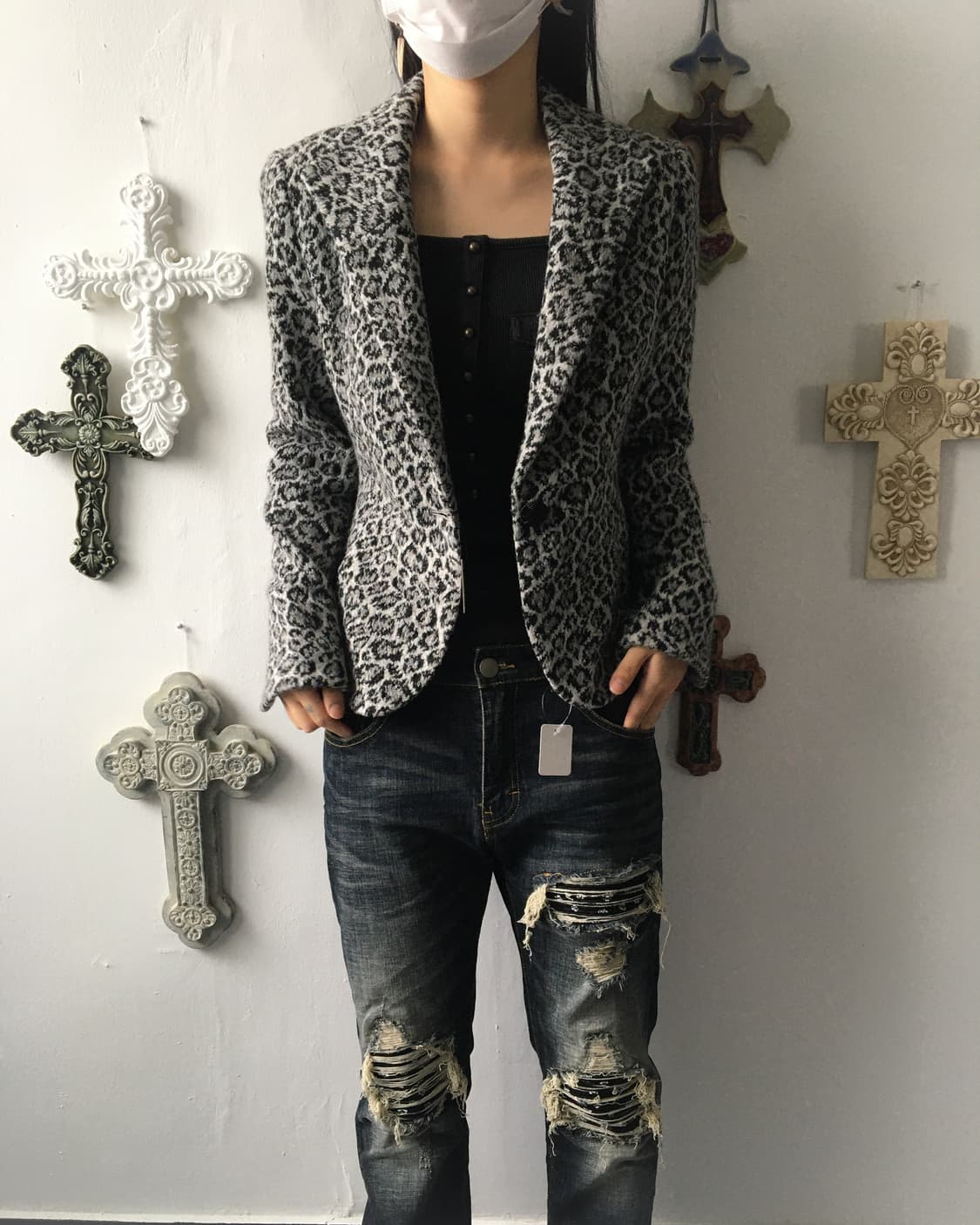 Leopard pattern jacket 상품이미지1