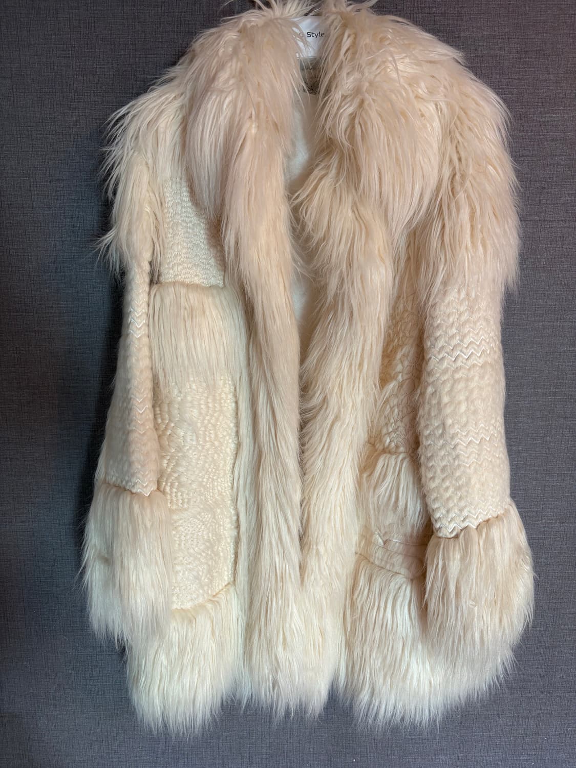 스텔라 매카트니 아이보리 퍼 자켓 36 상품이미지1