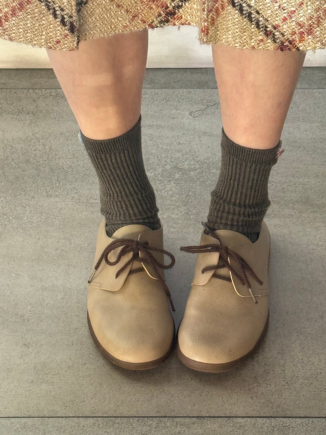 일본 빈티지 made in japan 가죽 단화 모리걸 상품이미지4