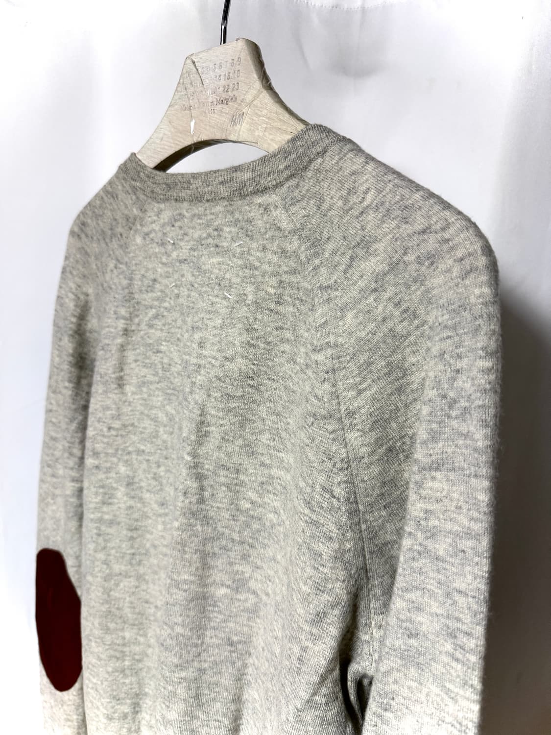 마르지엘라 10Fw 시그니처 레더·울 믹스 가디건  상품이미지8