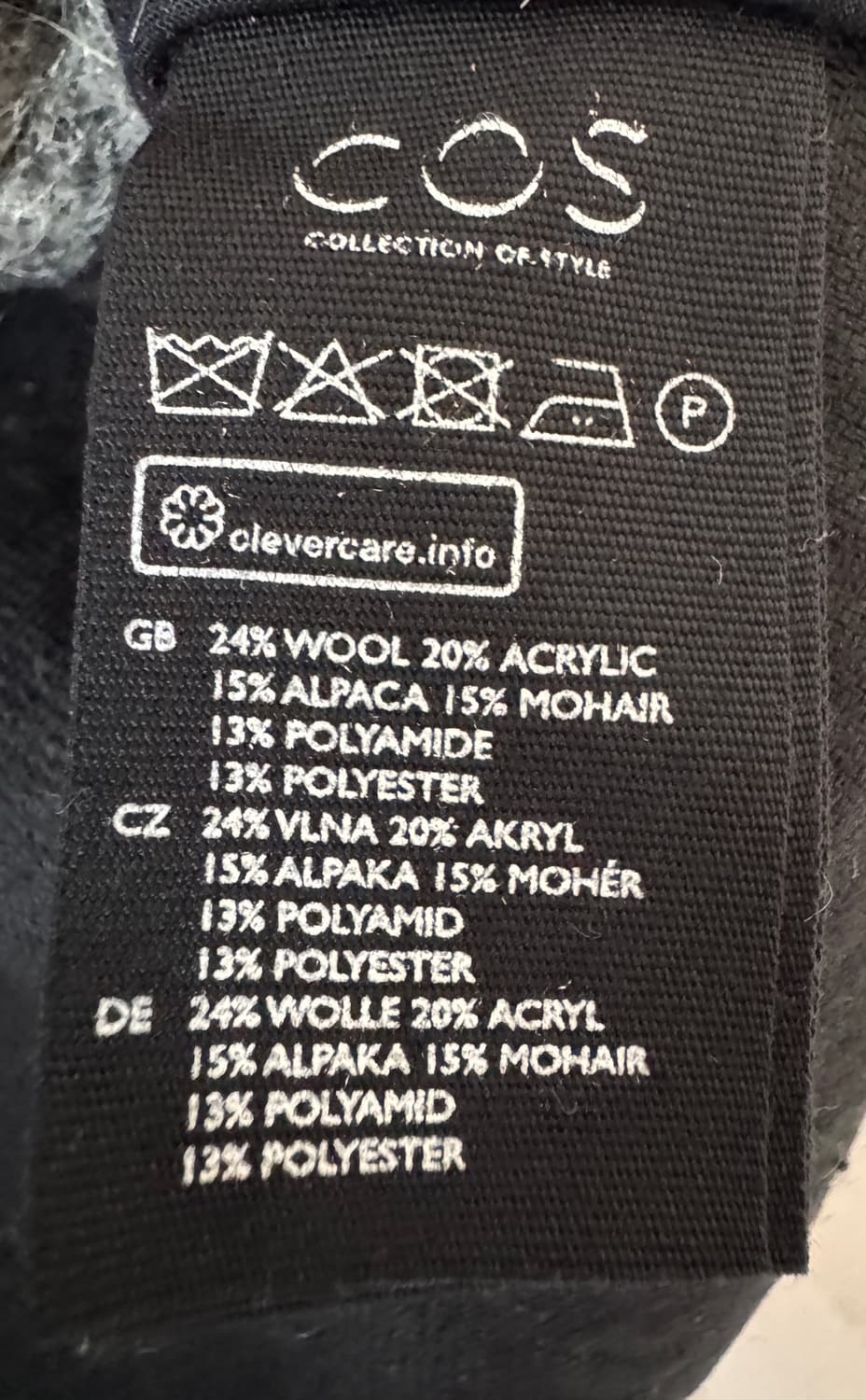 (파격할인)새상품 컨디션 COS 울 체크 패턴 미니 스커트 EUR 38( 상품이미지5