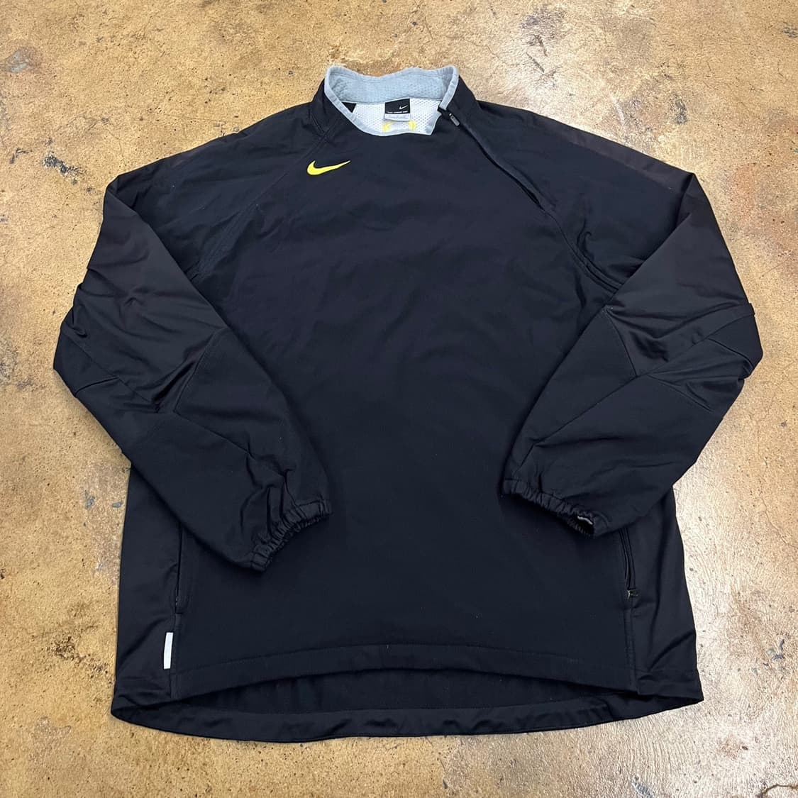 [정품/XL] 나이키 블랙 바람막이 하프집업 b16 상품이미지2